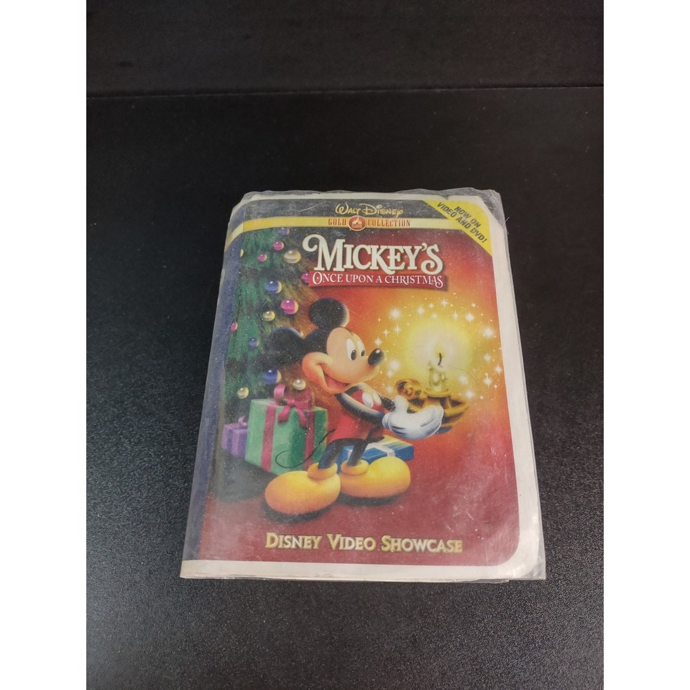 Vintage 2000 Mickey Mouse Happy Meal Toy Figurine in VHS Box